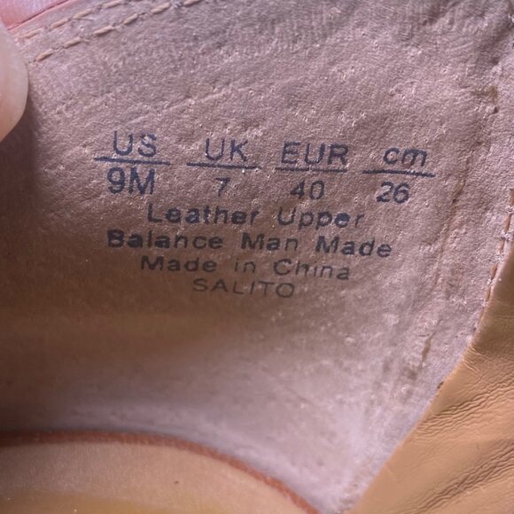 Franco Sarto Womens Tan Leather Peep-Toe Heels Back Zipper Western Boho - Picture 7 of 10